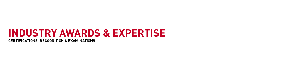 Industry Awards & Expertise