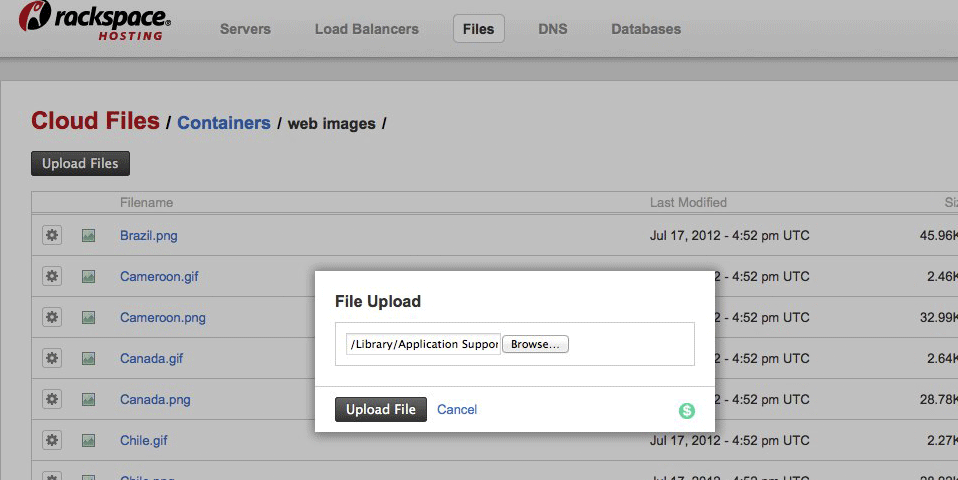Uploading Files into Containers
