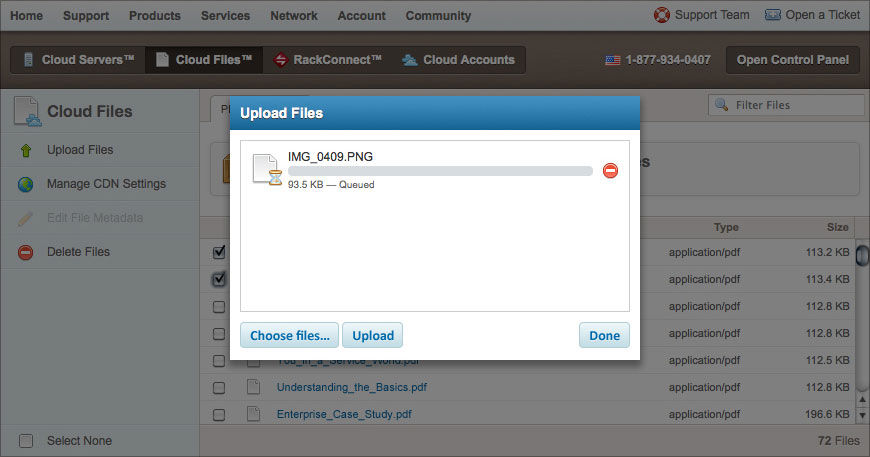 Uploading Files into Containers
