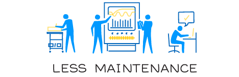 Less Maintenance