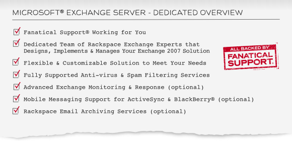 Microsoft Exchange Hosting